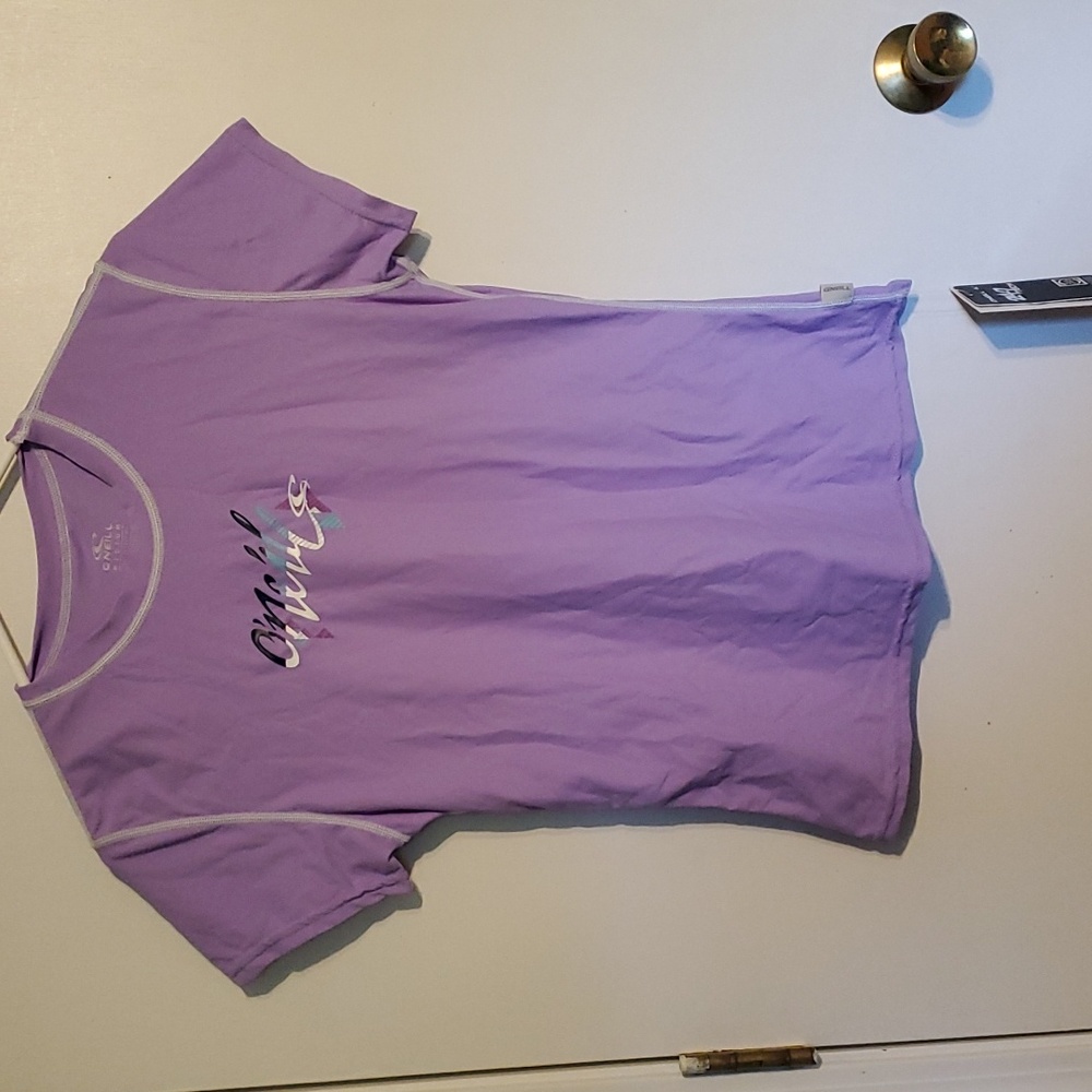 New O'Neil women's M purple sun, swim shirt